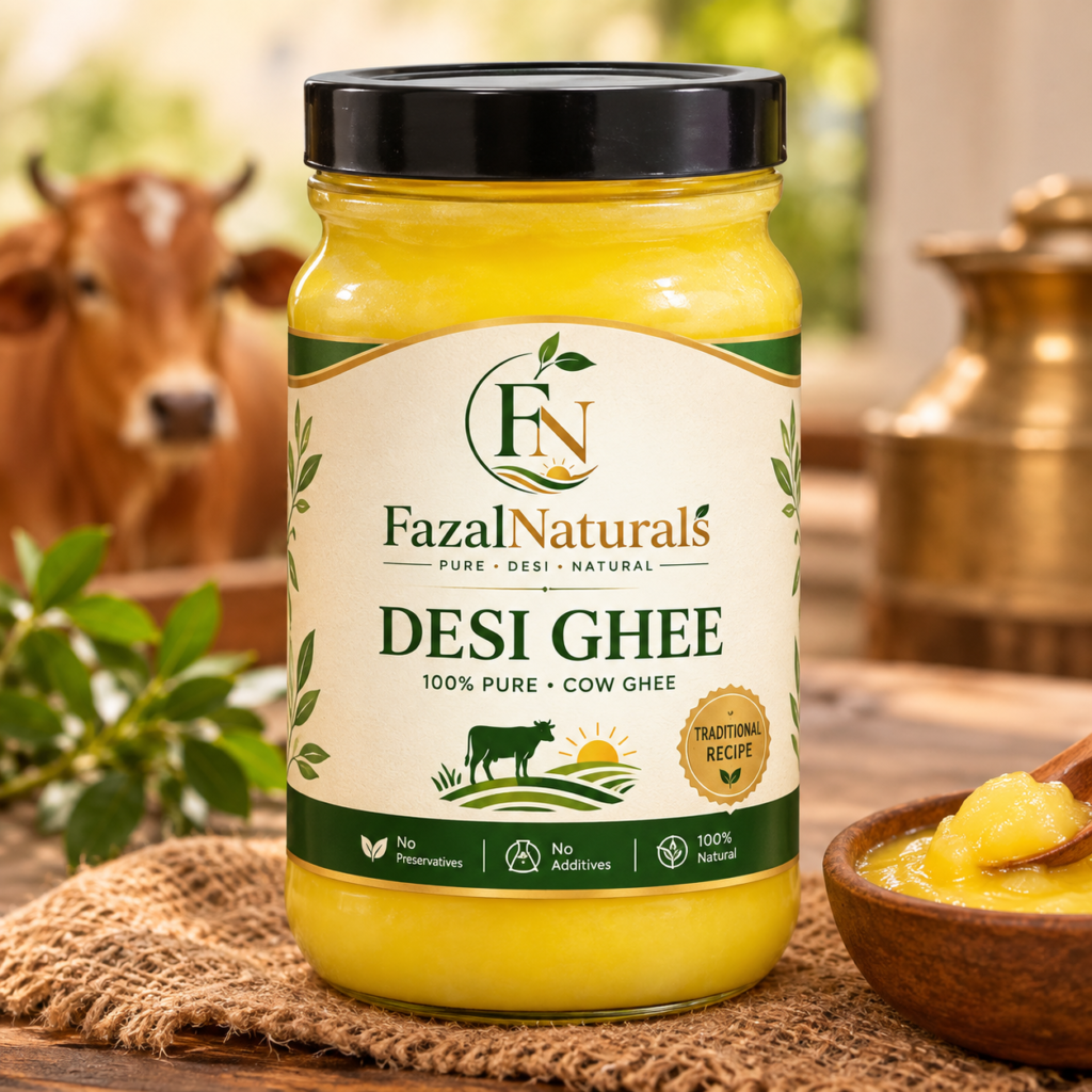 Fazal Naturals pure desi gheej jar - organic cow ghee